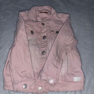 Pink jean jacket